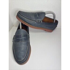 Size 10 D - Allen Edmonds Sedona Penny Loafers Blue Leather Shoes Slip On 40041